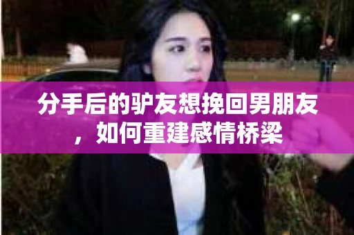 分手后的驴友想挽回男朋友，如何重建感情桥梁