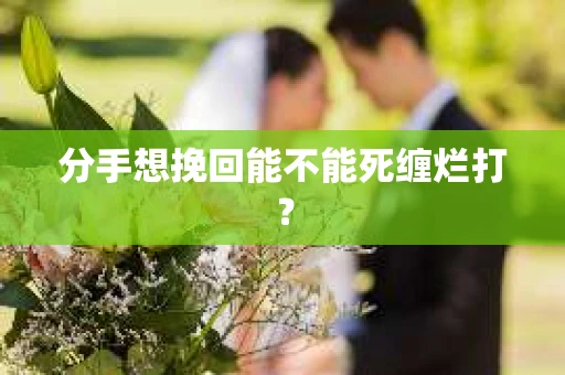 分手想挽回能不能死缠烂打？