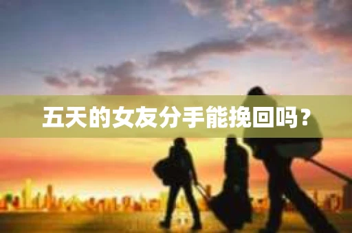 五天的女友分手能挽回吗？