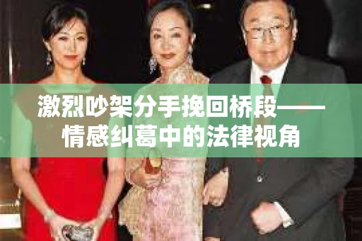 激烈吵架分手挽回桥段——情感纠葛中的法律视角 激烈吵架分手挽回桥段——情感纠葛中的法律视角