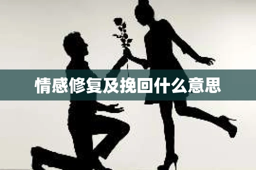 情感修复及挽回什么意思