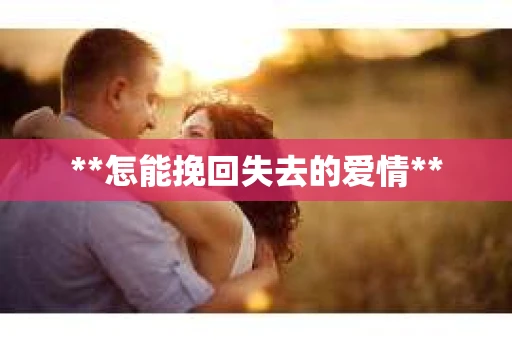 **怎能挽回失去的爱情**