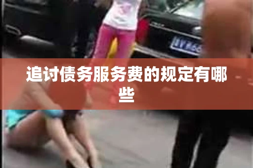 追讨债务服务费的规定有哪些