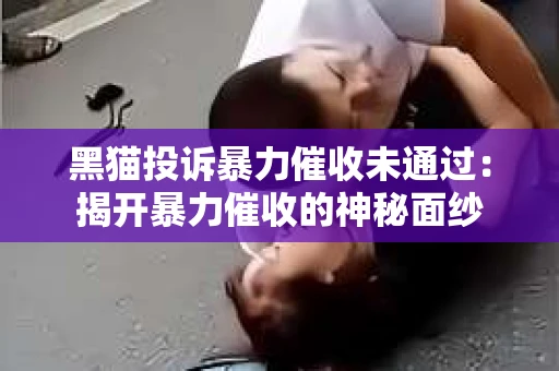 黑猫投诉暴力催收未通过：揭开暴力催收的神秘面纱