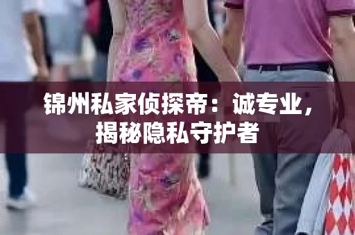 锦州私家侦探帝：诚专业，揭秘隐私守护者