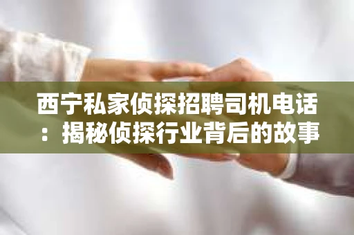 西宁私家侦探招聘司机电话：揭秘侦探行业背后的故事